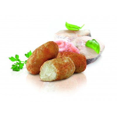 CROQUETA MERLUZA Y GAMBA MESÓN 500 GRS.